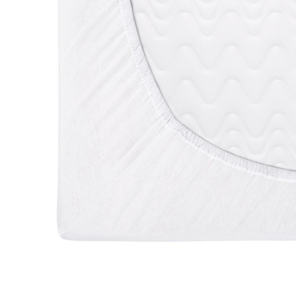 Jersey sheet with elastic 001_D White 140x200
