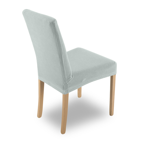 Pokrowiec na Krzesło Gładki 35x55x30 Pokr03 Srebr