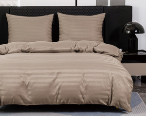 Bedding 220 x 200 3pc Satin Stripes Ramiro 01