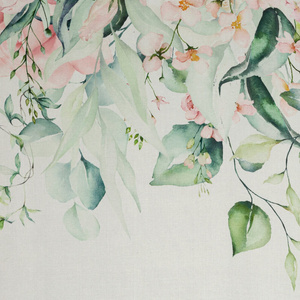 Zasłona 135 x 250 Dekoracyjna Przelotki Alora B+Ró