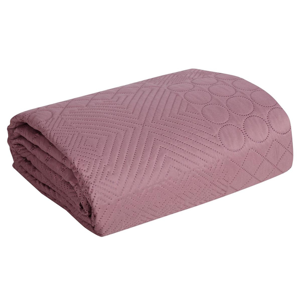 Bedspread 170 x 210 Quilted Decorative Boni5 Pink