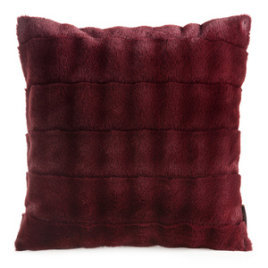 Furry pillowcase 45 x 45 Italian Rabid 05A Maroon