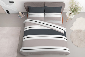 Bedding 160 x 200 3 pcs Asti Satin Cotton 5219A