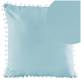 Poszewka Dekoracyjna Pompon Astec 1 40 x 40 Niebies