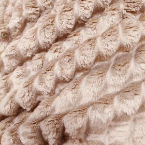 Blanket 160 x 200 Microfiber Stamped Stripes Nuvio 05