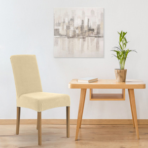 Pokrowiec na Krzesło Gładki 35x55x30 Pokr03 Krem