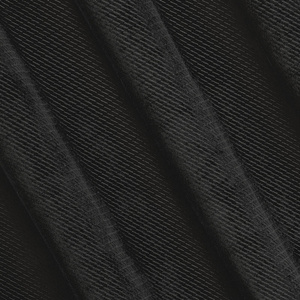 Velvet Eliza Curtain 140 x 250 Pinstripe Black