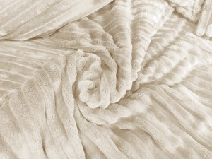 Double Sided Capri Bedspread Beige 160x200