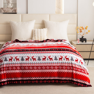 Koc 200 x 220 Mikrofibra Świąteczna Donato 10