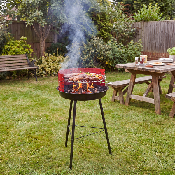 Grill Węglowy Okrągły Turystyczny Ruszt Gardo