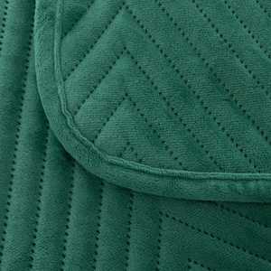 Bedspread 220 x 240 Herringbone Velvet Caden 05