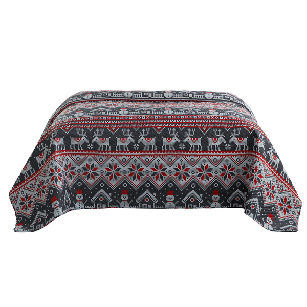 Narzuta 200 x 220 Tłoczona Świąteczna Levent 2960