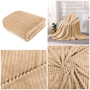 Blanket 160 x 200 Microfiber Stamped Ardea Stripes 20