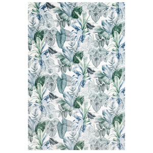 Blanket 150 x 200 Flannel Davos2 Green + Silver