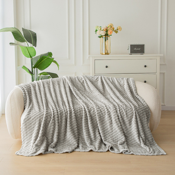 Koc 200 x 220 Mikrofibra Tłoczona Cristián 03