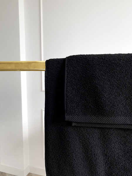 Ręcznik 100 x 150 Bawełna Bari 500g/m2 Czarny
