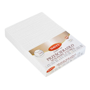 Bed sheet 90 x 200 with elastic Matex MUSLIN 01