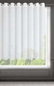 Lucy Decorative Curtain 400 x 150 White Throw