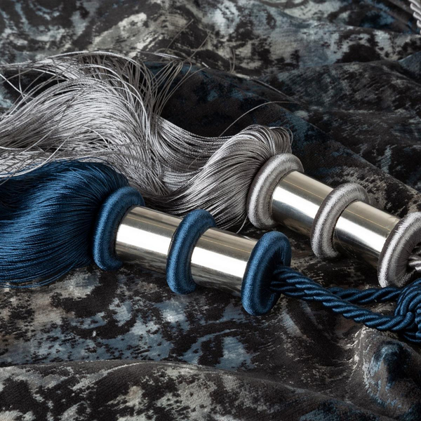 Decorative Cord for Curtains 78 x 38 Jolie Black