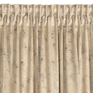 Curtain 135 x 270 Decorative Velvet Tulia Beige
