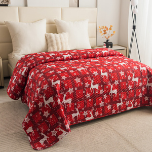 Narzuta 220 x 240 Tłoczona Świąteczna Levent 3231