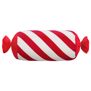 Poduszka 36 x 20 Świąteczna Cukierek Bordo