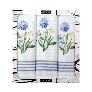 Ścierki Kuchenne Haftowane Bari 3 szt nr 11 50x70