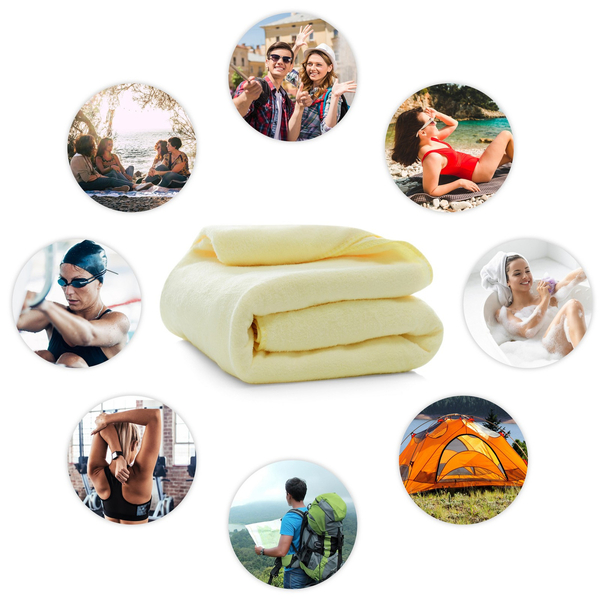 Towel 70 x 140 Quick-Drying Microfiber Iben 13