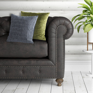 Velvet Evelyne Navy Blue Decorative 45 x 45 pillowcase