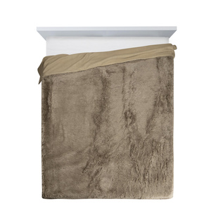 Blanket 170 x 210 Double-sided Fur Tifany1 Beige
