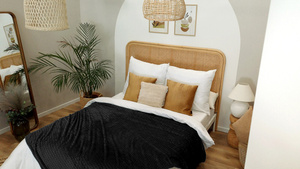 Blanket 200 x 220 Microfiber Embossed Plush Ala 3D Circle 05