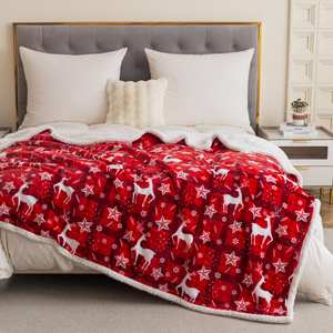 Koc 160 x 200 Mikrofibra Świąteczna Hayat 106