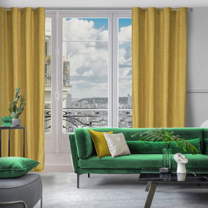 Curtain 140 x 250 Decorative Velvet Inga Honey