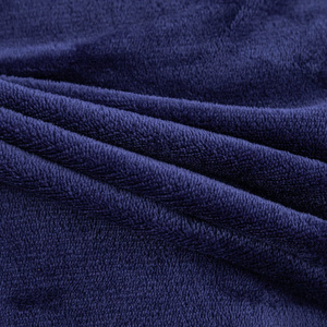 Bedding 220 x 200 3pc Microfiber Teddy Bear Cozy Navy Blue