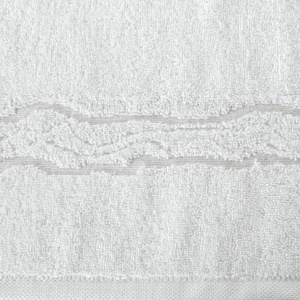 Towel 50 x 90 Bath Frotte Karin 01 White