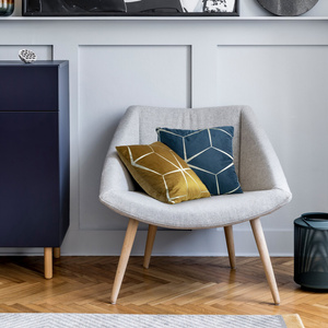 Poszewka 45 x 45 Dekoracyjna Velvet Blink28 C. Beż