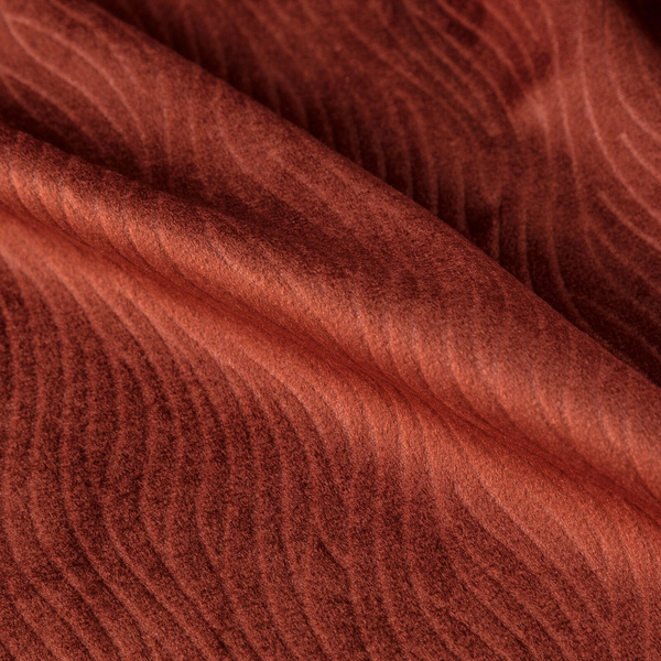 Zasłona Velvet Lili 140 x 250 Przelotka Mahoń
