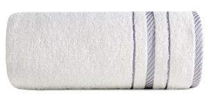 50 x 90 Bath Towel Cotton Coral 01 White