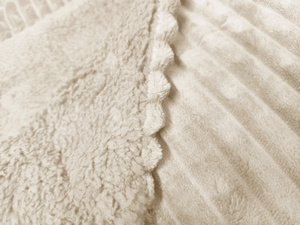 Double Sided Capri Bedspread Beige 160x200