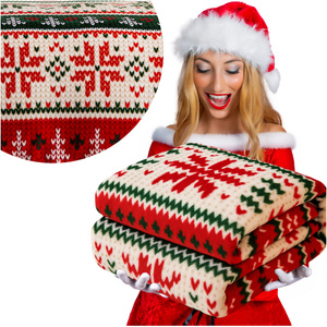 Koc 160 x 200 Mikrofibra Świąteczna Donato 08