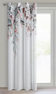 Curtain 140 x 260 Decorative 2 pcs Meg White+Green
