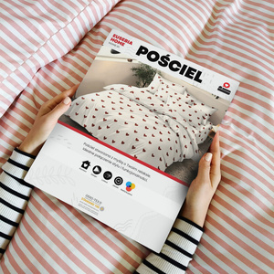 Pościel 160 x 200 3cz Gładka Eusebia Home 01