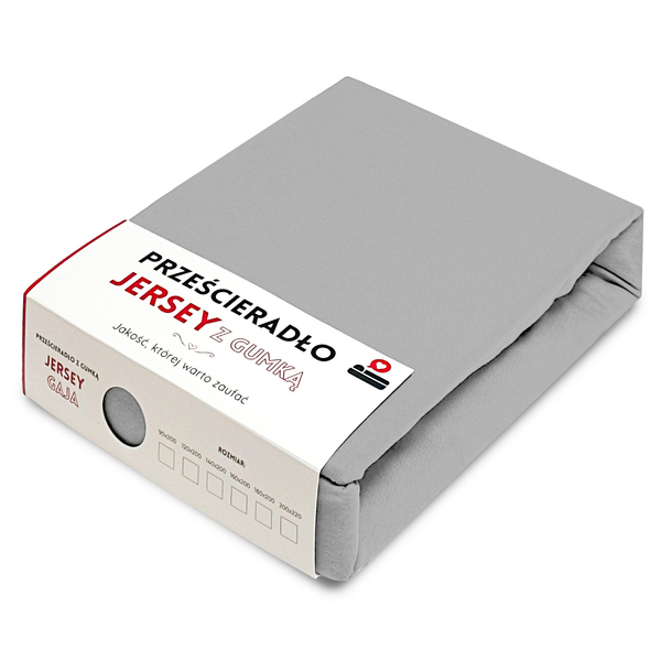 Prześcieradło 200 x 220 Jersey z Gumką Gaja 34C