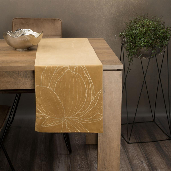 Runner 35 x 220 Decorative Velvet Blink12 Gold