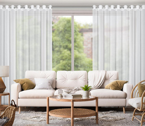 Firana Dekoracyjna Kalia 300 x 260 Przelotki Biały