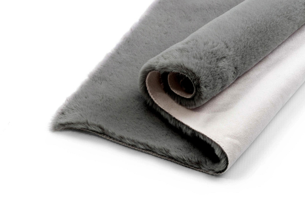 Rug 60 x 90 Soft Plush Fur Rabbit 107