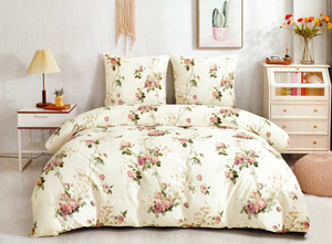 Bedding 200 x 220 4pcs Cotton Satin No. A1619