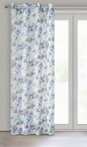 Bella Decorative Curtain 140 x 250 Blue