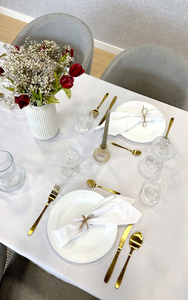 Decorative Tablecloth 110 x 160 Jacquard Camille 02