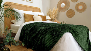 Blanket 200 x 220 Microfiber Embossed Plush Ala 3D Slice 05